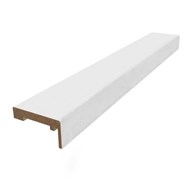 Наличник ДУБРАВА пл. телескоп. ПВХ (Софт тач-white), 8*70*2150 мм