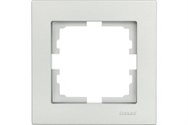 Рамка LEZARD VESNA 1-ая горизонтальная, платина 742-3500-146