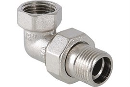 Сгон Valtec латунный угловой вр-нр 1'' VTr.098