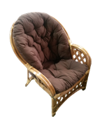 Кресло CV.MAHKOTA JAVA RATTAN Copacobana из ротанга с подушкой