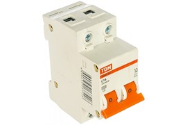 Выключатель автоматический TDM ВА47-63 2Р 16А С 4,5кА SQ0218-0011