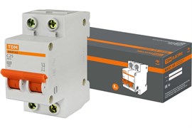 Выключатель автоматический TDM ВА47-63 2Р 25А С 4,5кА SQ0218-0012