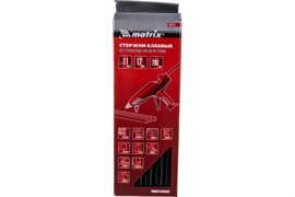 Стержни MATRIX клеевые, черные 11*200мм, 12шт/упак 930731
