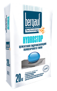 Гидроизоляция BERGAUF Hydrostop цементная, обмазочного типа 20кг