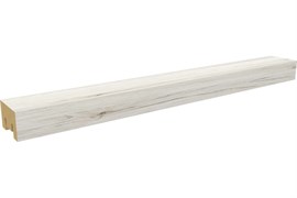 Рейка STELLA итерьерная МДФ 16*40*2750 Бриона Дуб Санремо Белый