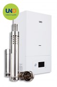 Котел газовый UNO PIRO настенный 24кВт с коаксиальным дымоходом CTFS 24