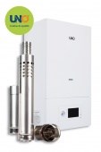 Котел газовый UNO PIRO 40 кВт с коаксиальным дымоходом