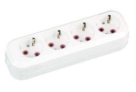 Колодка SIRIUS КЗ-2504 4 гнезда с заземлением 16А 250В