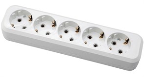 Колодка SIRIUS КЗ-2505 5 гнезд с заземлением 16А 250В
