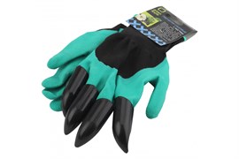 Перчатки GREEN APPLE садовые с когтем GAPK024-10