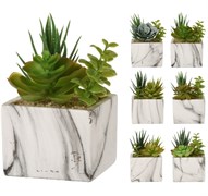 Растение искусственное СУККУЛЕНТЫ в горшке, 9х9х13см, в ассортименте 321000140