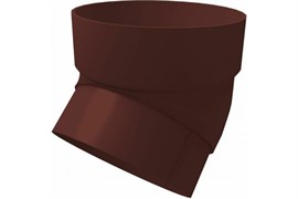 Колено трубы 45* ПВХ-кор.
