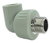 Отвод DENIZ ППР с наружней резьбой 25*1/2