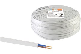 Шнур TDM 2х0,75мм 100м ШВВПмб белый Народный SQ0120-0302