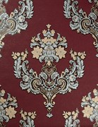 Обои ЛАНИТА ВКV Шардоне декор (серебристо-бордово-золотой) ВКV6-1183 0,53*10,05м (1упак-16рул)
