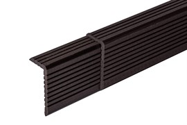 Уголок ДПК для доски Darvolex,Ecodeck,Deckron, 35*70*4000мм, венге C35704000V