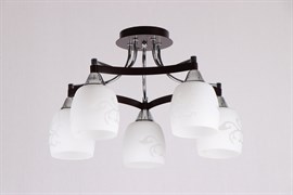 Люстра TEKAVIZE A-734B-5 5*E27 60W CHROME 152-1704945