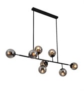 Люстра TEKAVIZE 1030 40W 8xE27 GOLD MILKY GLASS 159-17470
