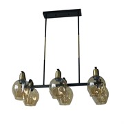 Люстра TEKAVIZE 10176 B PLASTIC Glass 6xE27 40W 159-17396