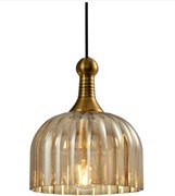 Светильник подвесной ESCADA 1154/1S E27*60W Antique bronze/Amber