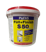 Шпаклевка финишная готовая к применению PUFAS Füll+Finish S 50, 6 кг.