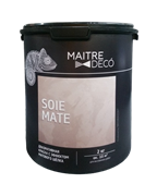 Краска декоративная MAITRE DECO SOIEMATE с эффектом матового шелка 2л MD SM-20