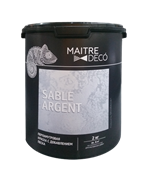 Краска декоративная MAITRE DECO SABLE ARGENT 2л MD SL-100-20
