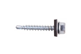 Саморезы СТРОЙБАТ кровельные с буром 5,5x25 (12 шт) 305640