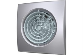 Вентилятор ЭРА осевой вытяжной с обратным клапаном D 100, декоративный RIO 4C gray metal