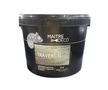 Штукатурка известковая MAITRE DECO TRAVERTIN 15кг MD TT-15