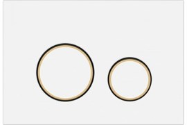 Кнопка от инсталляции TWINS для LINK пластик белый 63535