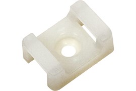 Площадка UNIT ПМ 22*16*6мм под винт, белая (CTH-2A) (100) NEW