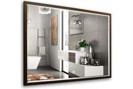 Зеркало LED Эдисон-эко сенсорный выключатель 835*625 горизонтальный