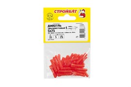 Дюбель СТРОЙБАТ трехлепестк. 5x25 (35 шт) 269731