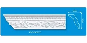 Плинтус АНТАРЕС потолочный 209007 (1*30)