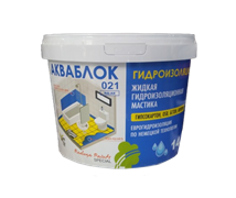 Мастика РАДУГА-021 гидроизоляционная AQUABLOCK 14кг