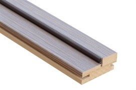 Деталь короба Сибирь-Профиль Микрофлекс 70*26*2050 тиковое дерево 3D