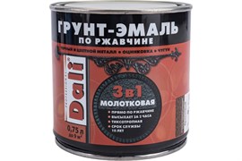 Грунт-эмаль DALI молотковая по ржавчине бронзовый 0,75л