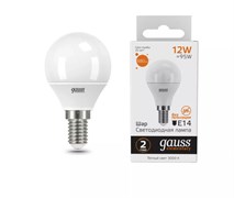 Лампа GAUSS LED Elementary 12W E14 3000K 880lm 53112