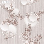 Обои ПЕРМСКИЕ Эвелина 1068-08 Д15 0,53*10,05м (1упак-16рул)