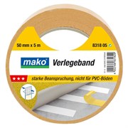 Скотч MAKO для напольных покрытий, ткань 5мх50мм 831805