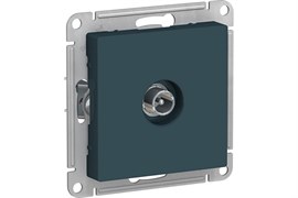 Розетка AtlasDesign TV оконеч. 1DB, механизм, изумруд ATN000891