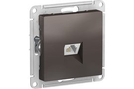 Розетка AtlasDesign телефонная RJ11, механизм, мокко ATN000681