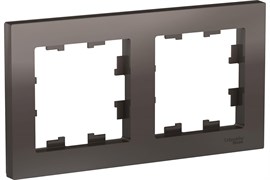 Рамка AtlasDesign 2-п универсальная мокко ATN000602