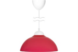 Светильник НСБ 1122/1 Home mini 15 Вт, Е27, красный, шнур белый TDM SQ0313-0033