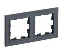 Рамка BRITE 2-ая графит BR-M22-K53