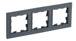 Рамка BRITE 3-ая графит BR-M32-K53