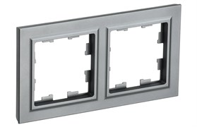 Рамка BRITE 2-ая сталь BR-M22-K46