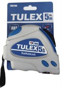 Рулетка TULEX DOUBLEHOOK нейлон, ударопрочный обрез. корпус, автофиксация, 2-й магн.зацеп 5м 7001205