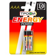 Элемент питания Трофи LR03-2BL/AAА-1,5V (2шт) блистер 0064